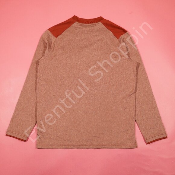 Nike Iowa State Cyclones Pullover Mens L Cardinal Red Gold On Field 1/4 Zip - Picture 3 of 7